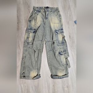 Womens Cargo Jeans